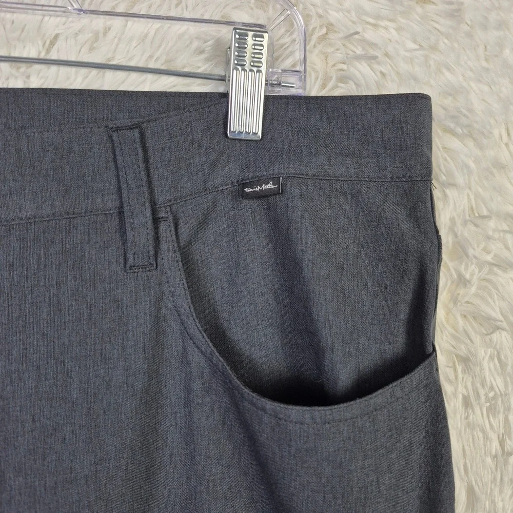 Travis Mathew Open to Close Pants Mens 38 Charcoal Grey Heather Golf 1MT435